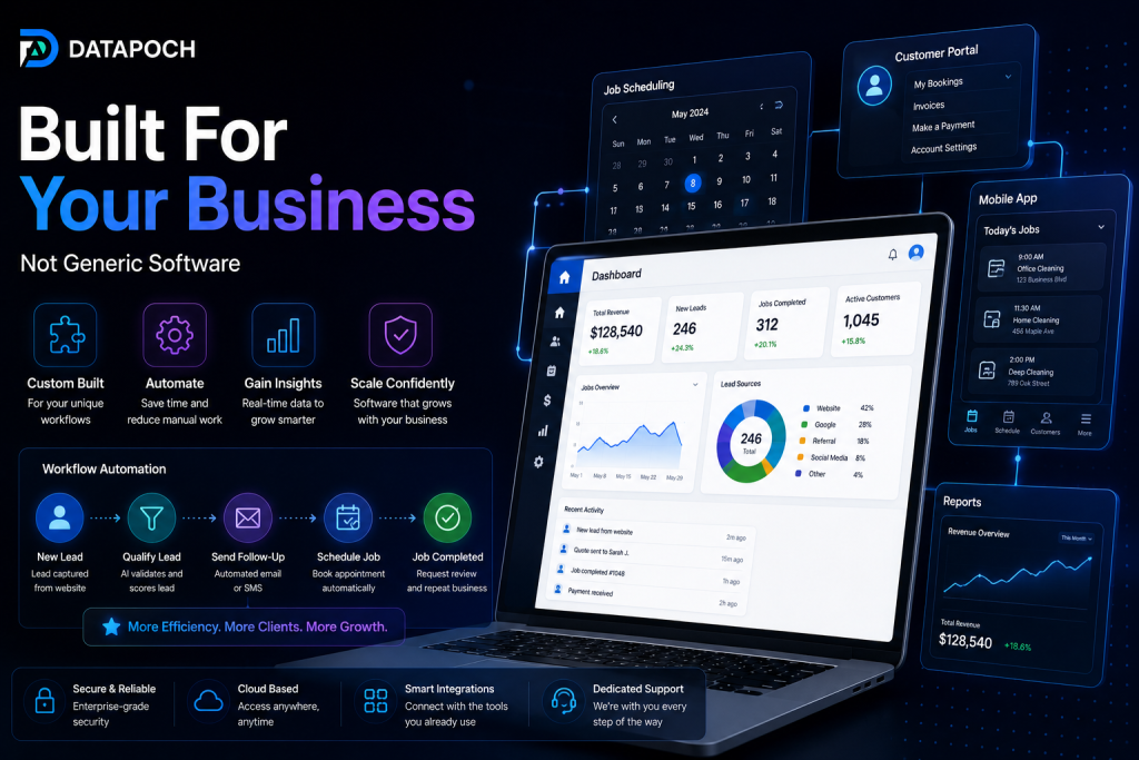 Custom Software for Cleaning Companies