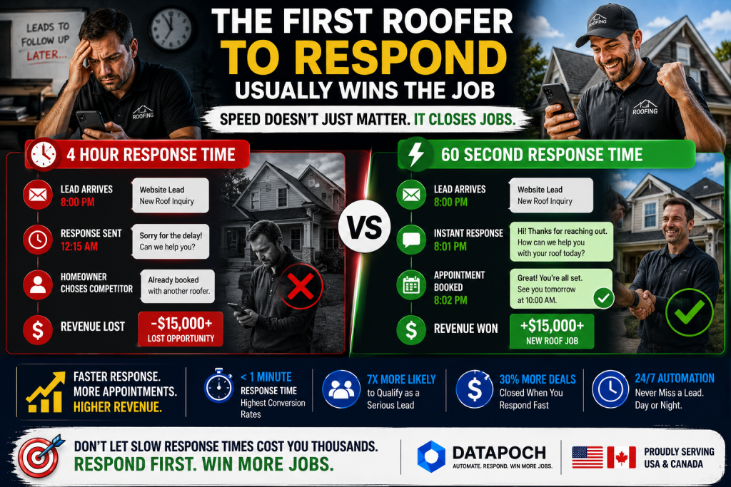 Roofing Company Was Responding
