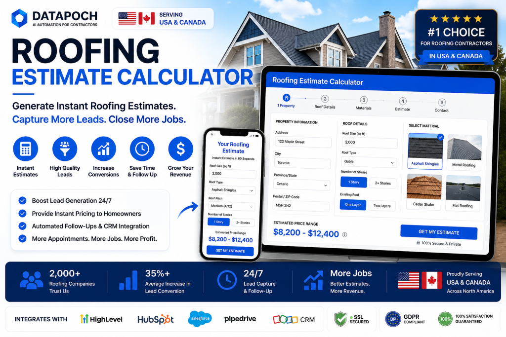 Roofing Estimate Calculator The Secret Weapon Smart Roofing Companies Use to Generate More Leads