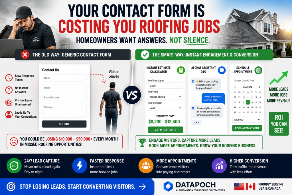 The $50,000 Mistake Roofing Contractors Make With Their Contact Forms